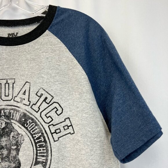 Sasquatch Mens MV Sport GSM Outfitters Graphic T-Shirt Multicolor Gray Crew M - Picture 4 of 11